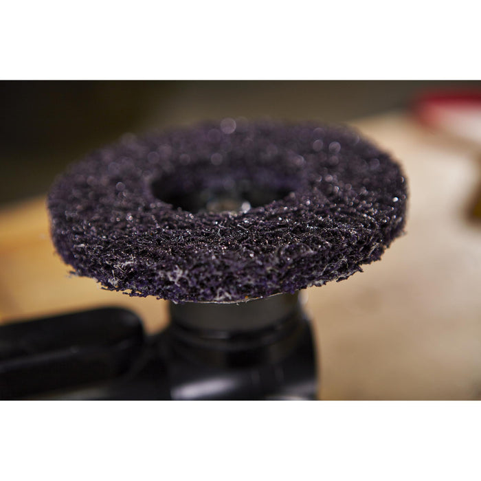 3M Scotch-Brite Clean And Strip XT Pro Disc - 4-1/2" Silicon Carbide Stripping Wheel For Metal