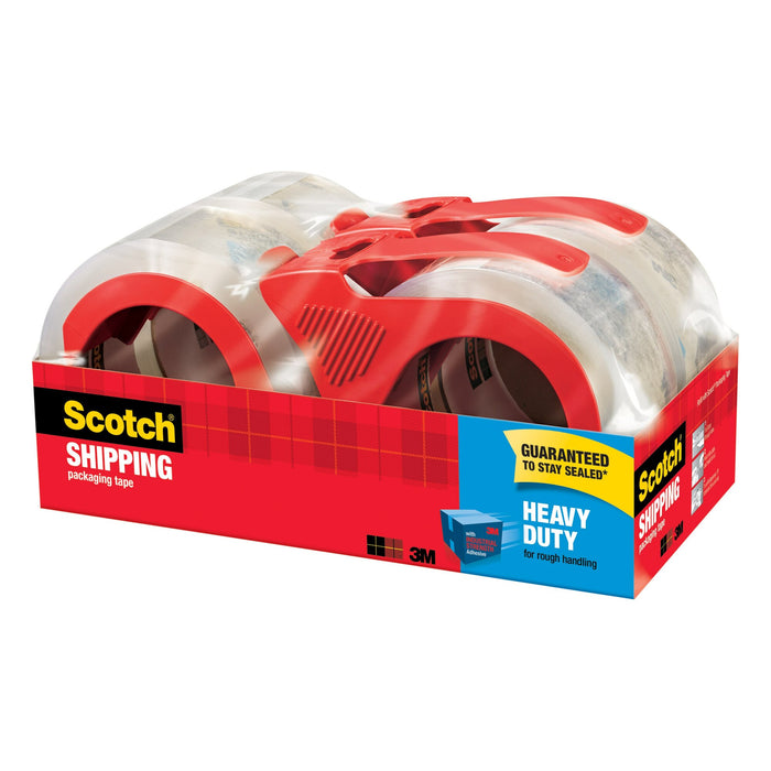 Scotch® Heavy Duty Shipping Packaging Tape 3850-4-2RD, 1.88 in x 54.6 yd