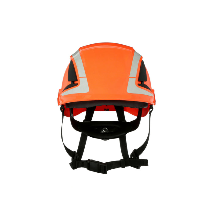 3M SecureFit Safety Helmet, X5007VX-ANSI,  Orange, vented, 1Ea/Box