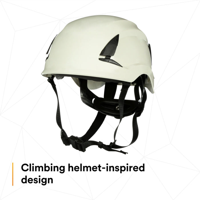 3M SecureFit Safety Helmet, X5001-ANSI, White