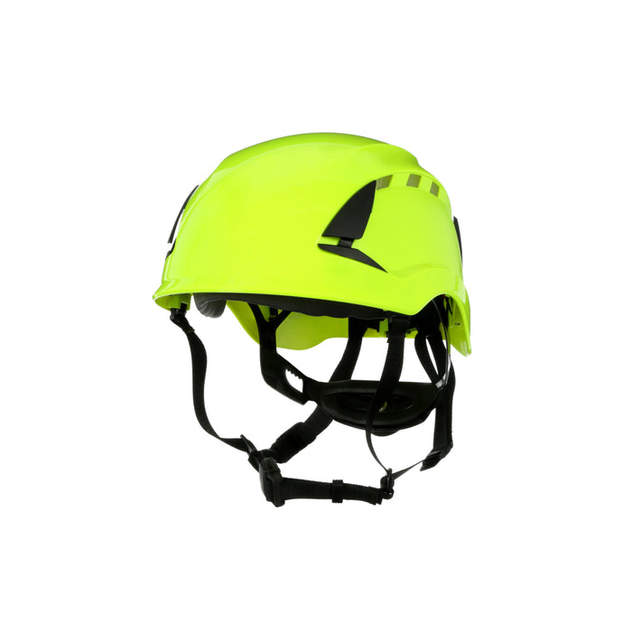 3M SecureFit Safety Helmet, X5014V-ANSI,  HVGreen, vented