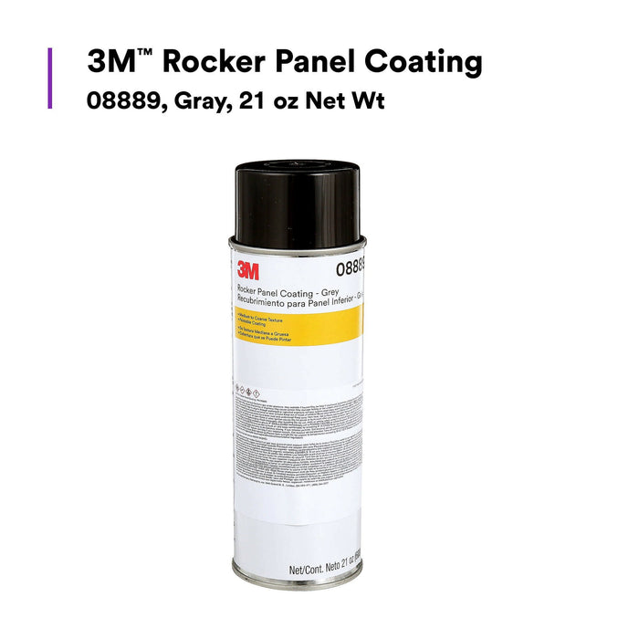 3M Rocker Panel Coating, 08889, Gray, 21 oz Net Wt