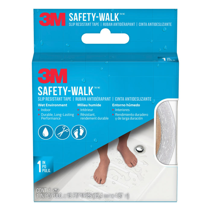 3M Safety-Walk Slip Resistant Tape 280W-R1X180, 1 in x 15 ft, White