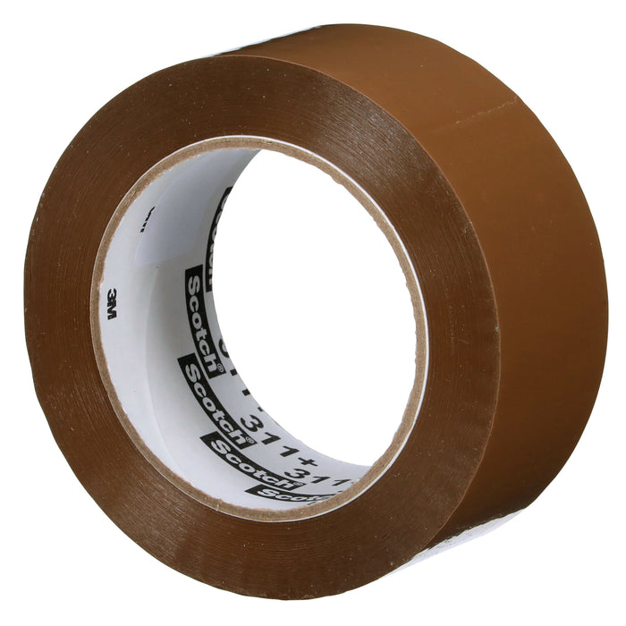 Scotch(R) High Tack Box Sealing Tape 311+, Tan, 48 mm x 100 m