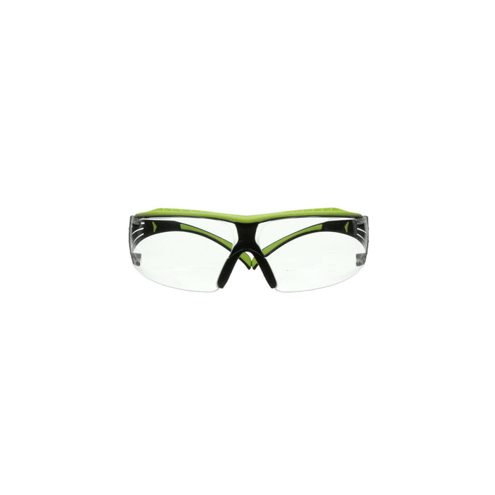 3M SecureFit 400 Series Safety Glasses SF401XAF-GRN, Green/Black