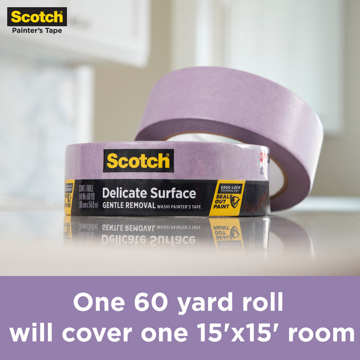 Scotch® Delicate Surface Painter's Tape 2080-18EC, 0.70 in x 60 yd