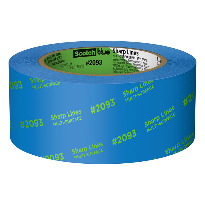 ScotchBlue Sharp Lines Painter's Tape 2093-48NC, 1.88 in x 60 yd (48 mmx 54,8 m)