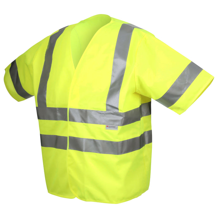 3M Reflective Vest Short Sleeve Construction Safety Vest– Class 3,94900H1-DC