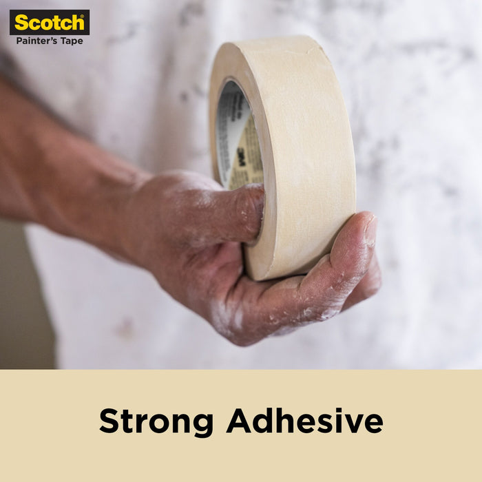 Scotch® Contractor Grade Masking Tape 2020-24AP, 0.94 in x 60.1 yd (24mmx 55m)