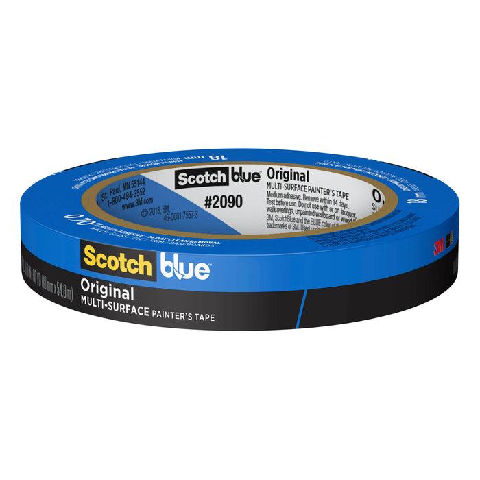 ScotchBlue Original Painter's Tape 2090-18EC, 0.70 in x 60 yd (18mm x54,8m)