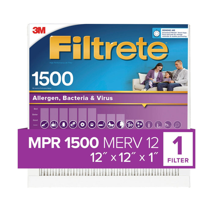 Filtrete Allergen, Bacteria & Virus Air Filter, 1500 MPR, 2010-4