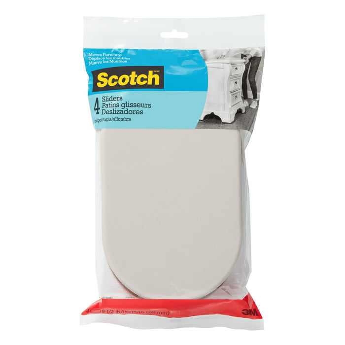 Scotch Sliders SP656-NA, Reusable Hard Oval 9.5-In 4/Pk