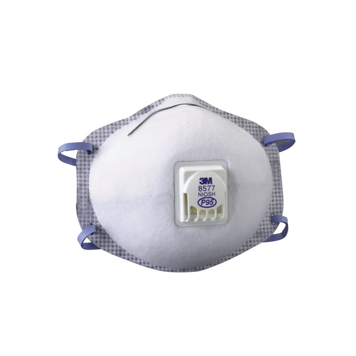 3M Chemical Odor Valved Respirator, 8577C2-DC-PS, 2 eaches/pack