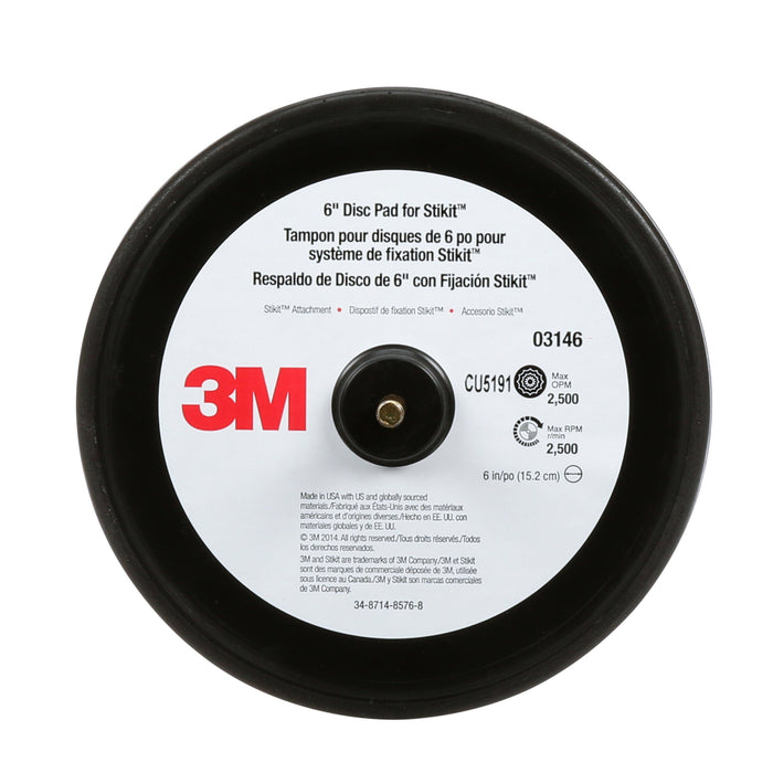 3M Stikit Abrasive Disc Pad, 3146B, 6 in