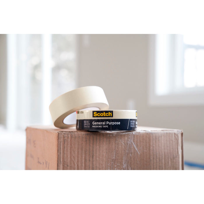 Scotch® General Purpose Masking Tape 2050-24AP, 0.94 in x 60.1 yd (24mmx 55m)