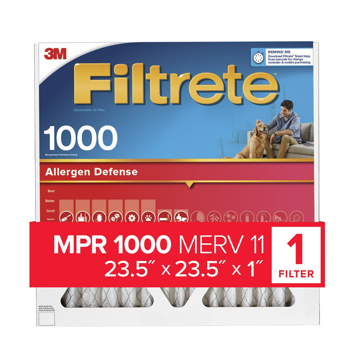 Filtrete Allergen Defense Air Filter, 1000 MPR, AL40-4