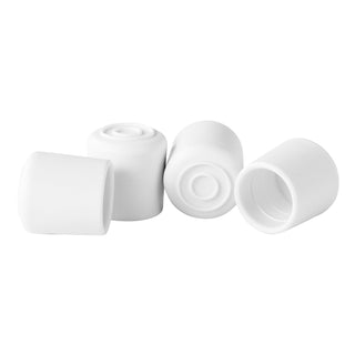 Scotch Chair Tips SP603-NA, White Rubber 7/8-In 4/Pk