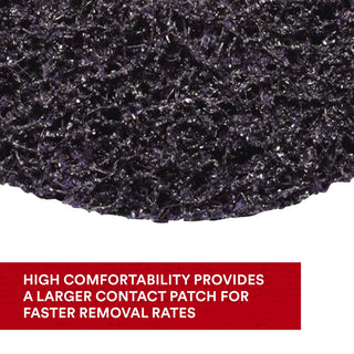 Scotch-Brite Clean and Strip XT Pro Disc, XO-DC, SiC Extra Coarse,Purple