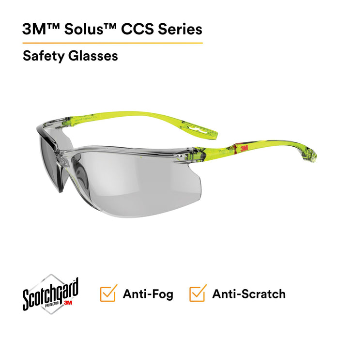 3M Solus CCS Series, SCCS07SGAF-GRN, Scotchgard Anti-Fog Coating