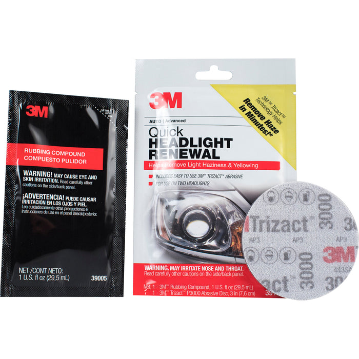 3M Headlight Restoration Kit, 39186