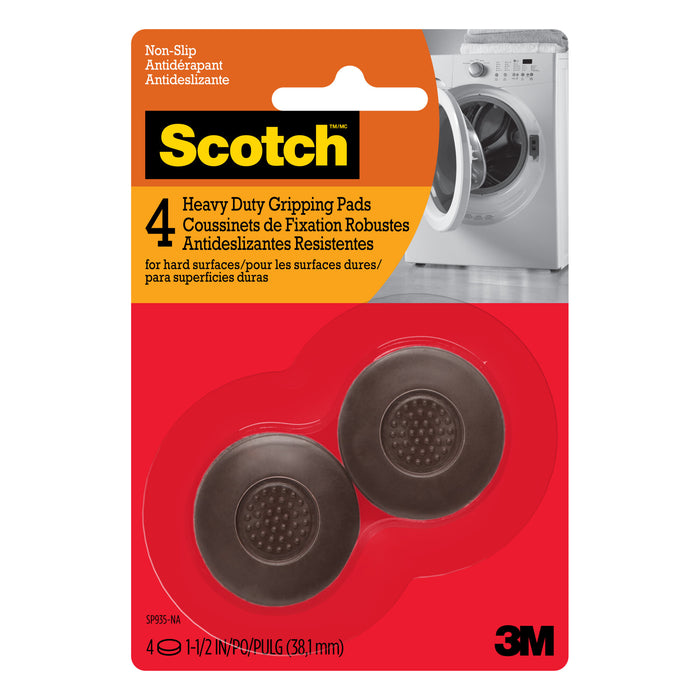 Scotch Gripping Pads SP935-NA, Round, 1.5-in 4/pk