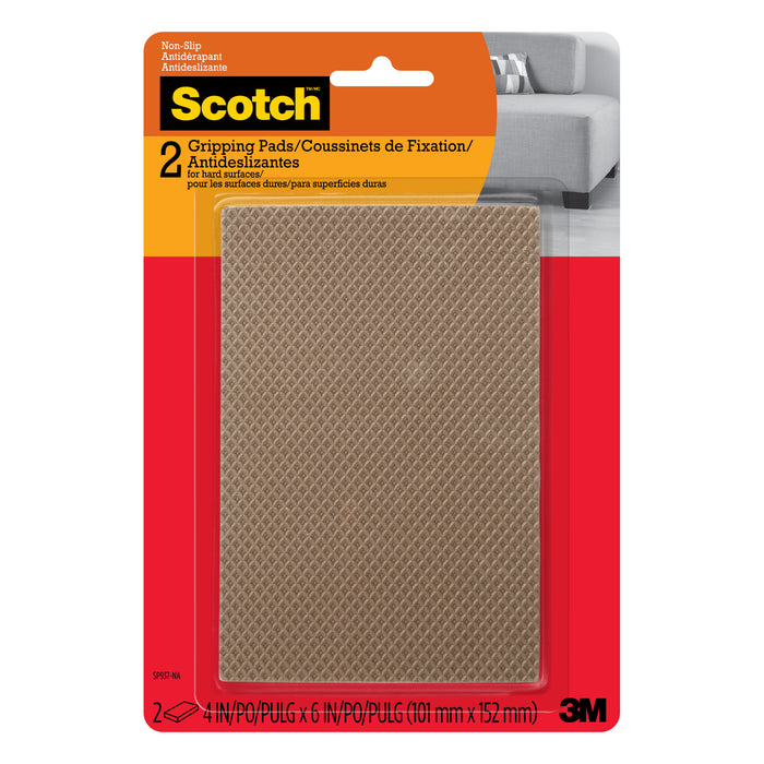 Scotch Gripping Pads SP937-NA, Rectangle, 4-in x 6-in 2/pk