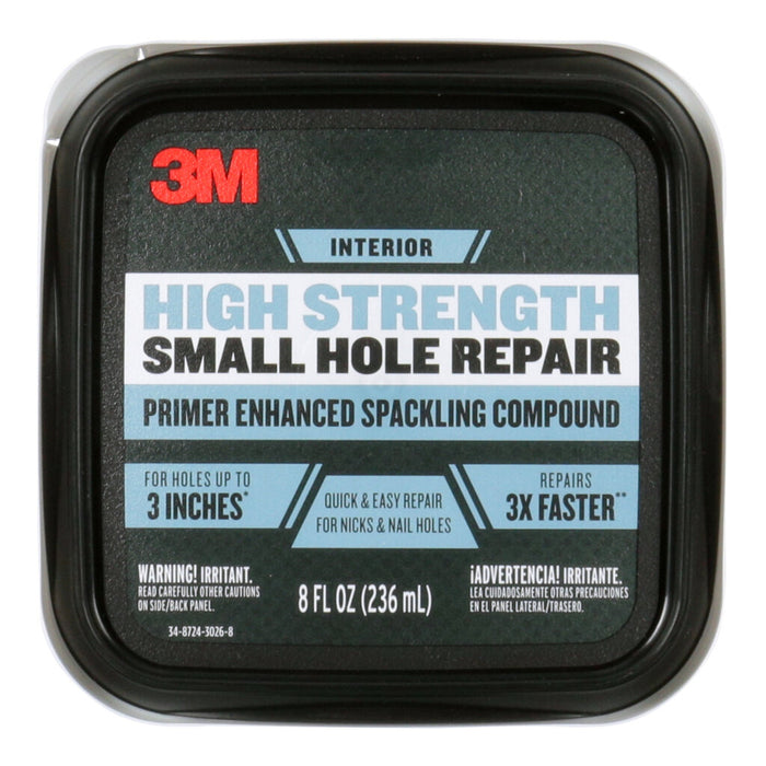 3M High Strength Small Hole Repair, 8 oz, SHR-8-BB