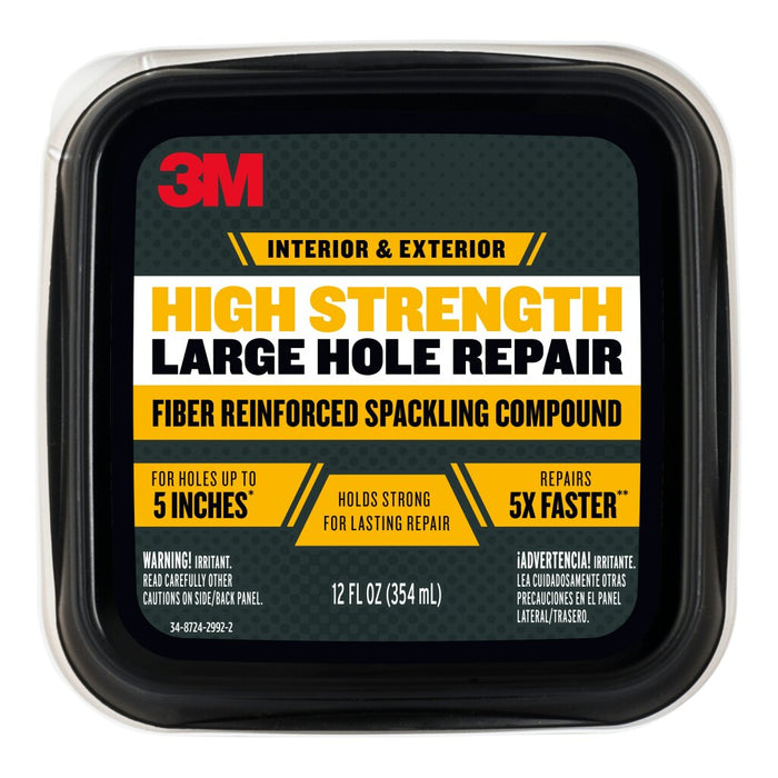 3M High Strength Large Hole Repair, 12 oz, LHR-12-BB