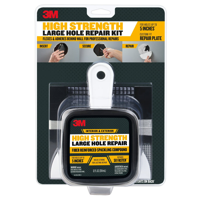 3M High Strength Large Hole Repair Kit, LHR-KIT