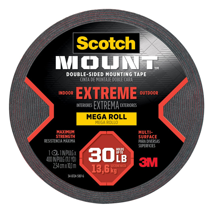 Scotch-Mount Extreme Double-Sided Mounting Tape Mega Roll 414H-LONG-DC
