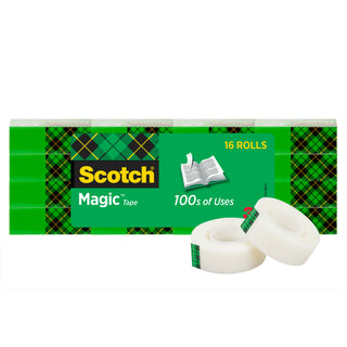 Scotch® Magic Tape 810K16, 3/4 In X 1000 In (19 mm X 25,4 M)