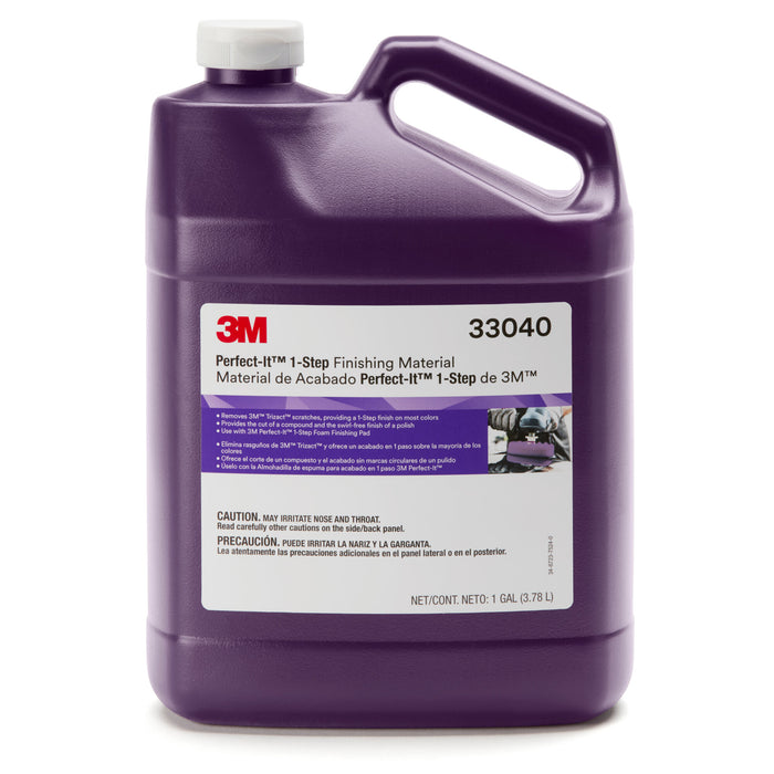 3M Perfect-It 1-Step Finishing Material, 33040, 1 gal (8.82 lb)