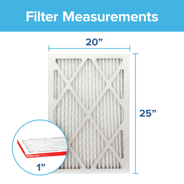 Filtrete Allergen Defense Filter AD03-2PK-1E, 20 in x 25 in x 1 in