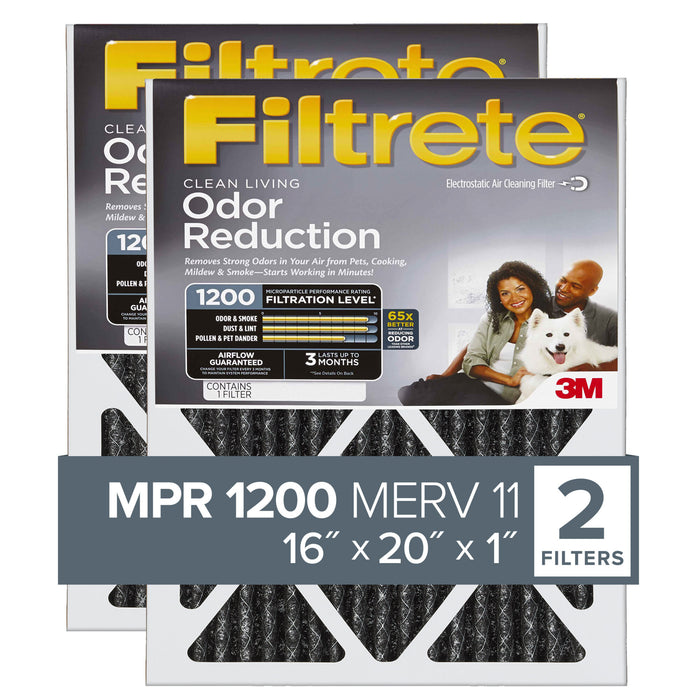 Filtrete Allergen Defense Odor Reduction Filter AOR00-2PK-1E