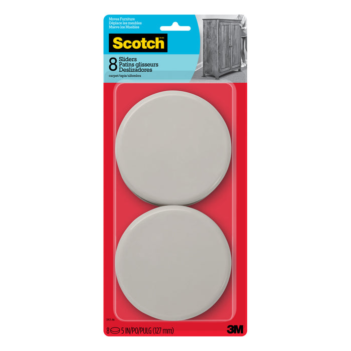 Scotch Sliders SP675-NA, Round, Hard, 4-15/16-in