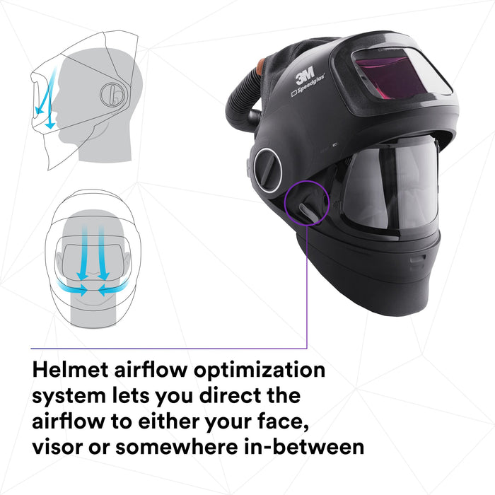 3M Speedglas Heavy-Duty Welding Helmet G5-01 w ADF G5-01VC and 3M Adflo