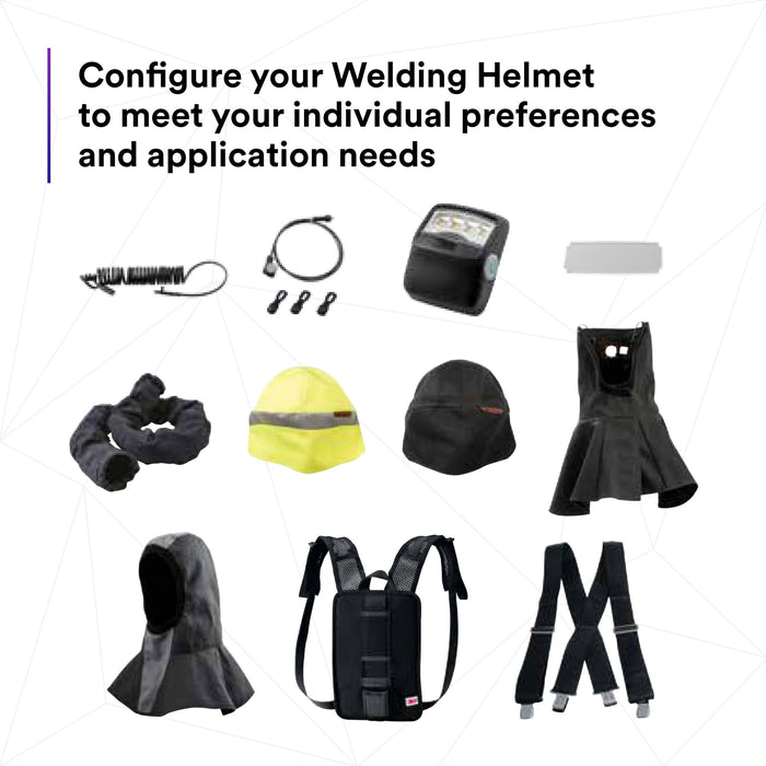 3M Speedglas Heavy-Duty Welding Helmet G5-01 w ADF G5-01 and 3M Adflo