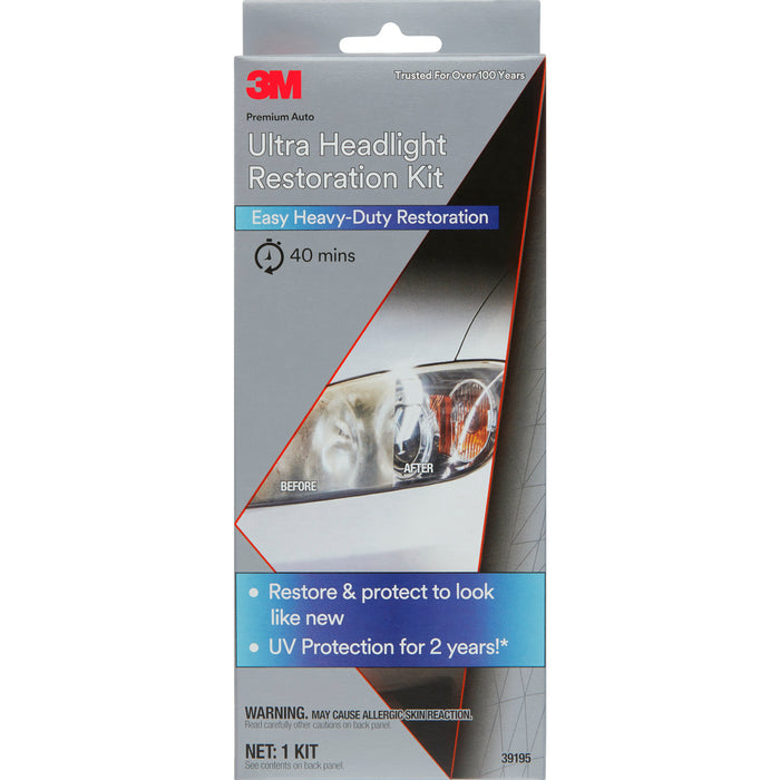 3M Ultra Headlight Restoration Kit 39195