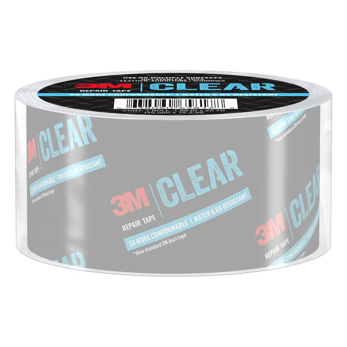 3M Clear Repair Tape RT-CL60, 1.88 in x 20 yd (48 mm x 18.2 m)