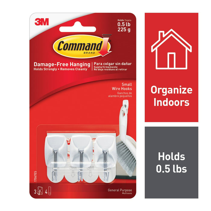 Command Small Wire Hooks 17067ES