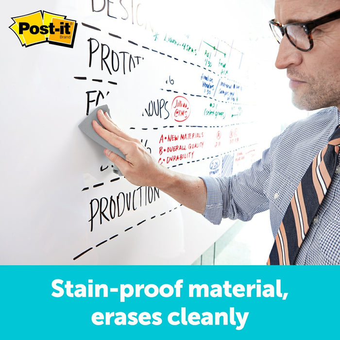 Post-it® Super Sticky Dry Erase Surface DEF50x4, 50 ft (16.6 yd) x 4 ft