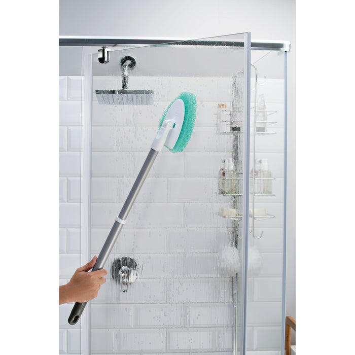 Scotch-Brite Shower and Bath Scrubber 549X-4, 1 - Handle/Tool with card