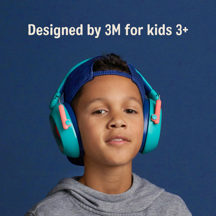 3M Kids Hearing Protection Plus PKIDSP-TEAL, Teal