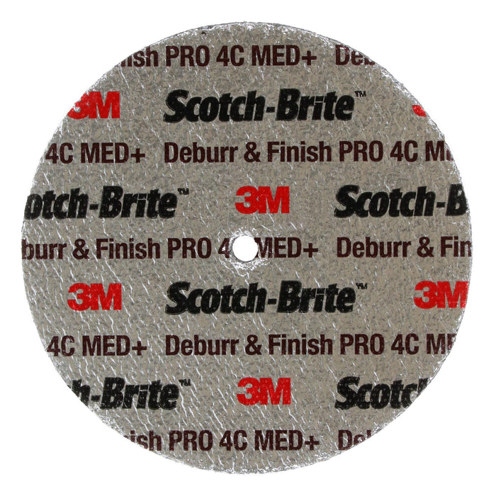 Scotch-Brite Deburr & Finish Pro Unitized Wheel, DP-UW, 4C Medium+
