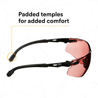 3M Solus 1000 Series, S1521SGAF-KT, Blk Temples, Scotchgard Anti-Fog Coating