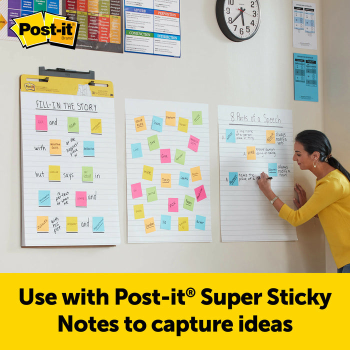 Post-it® Super Sticky Easel Pad Lined 561WLSS, 25 in x 30 in