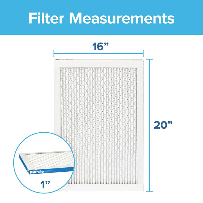 Filtrete High Performance Air Filter 1900 MPR UA00-4, 16 in x 20 in x 1 in