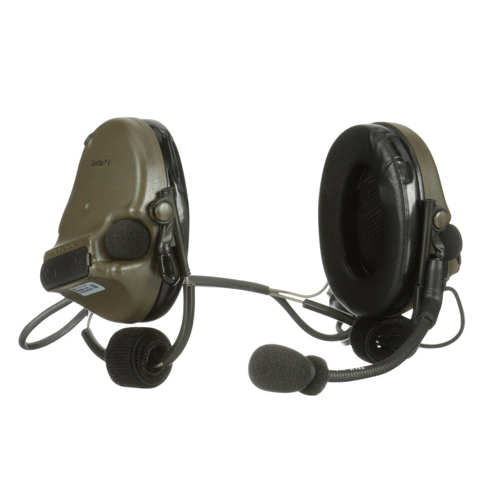 3M PELTOR ComTac V Headset MT20H682BB-47 GN, Neckband, Single Lead