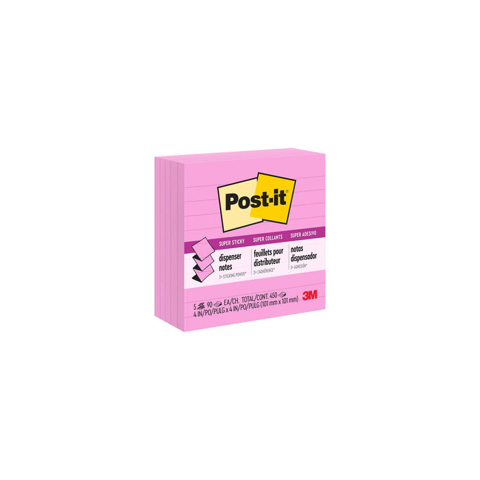 Post-it® Super Sticky Dispenser Pop-up Notes Notes R440-NPSS, 4 in x 4 in