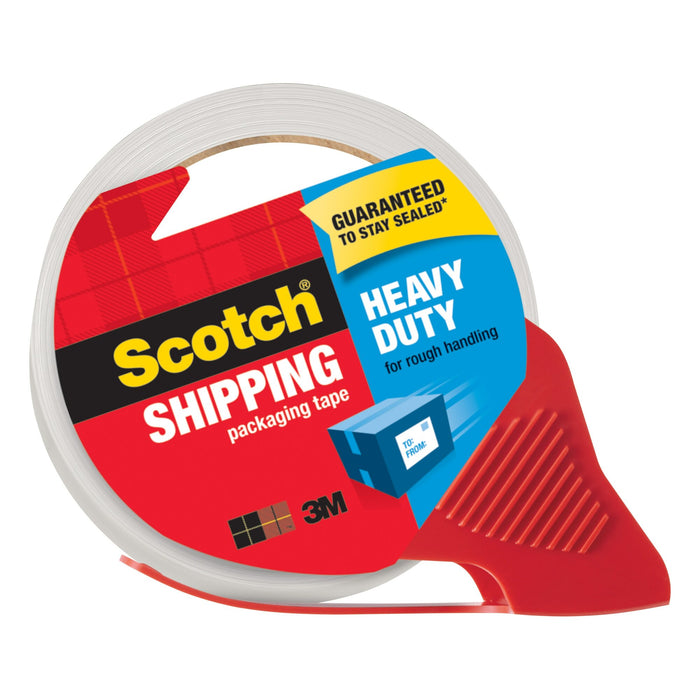 Scotch® Heavy Duty Shipping Packaging Tape 3850-RD-12WC, 1.88 in x 54.6 yd